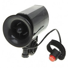 Bicycle horn with mount black 6 alarm sound - B01LZ12B1S